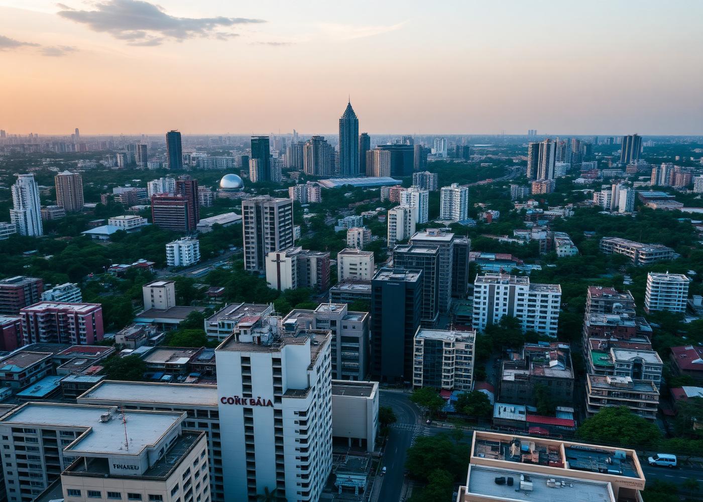 South India skyline